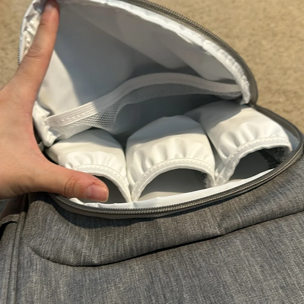 💜5 for $25 Grey insulated diaper bag